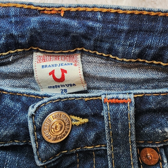 True Religion Joey 28 Jeans Distressed 29" Inseam - Picture 2 of 9